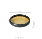 Creative retro ceramic plates plates dishes sushi plates tableware snack plates