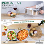 Oval Dutch Oven with Lid - 8 Quart (13 Inch)