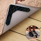 4-Pack: Reusable Non-Slip Carpet Rug Stickers