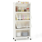 5-Tier Kitchen Baker's Rack with Flip-up PC Doors