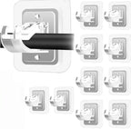 CrystalFix Curtain Rod Hooks Set