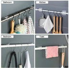 CrystalFix Curtain Rod Hooks Set