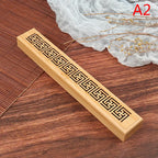Natural Bamboo Incense Burner Holder with Storage Box | Aromatherapy Incense Tool