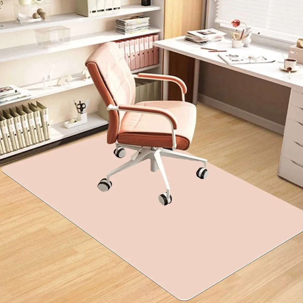 VIKAMA Scandinavian Style Mute Office Carpet Stain-Resistant Rolling Wheelchair Study Home Office Carpet Wear-Resistant
