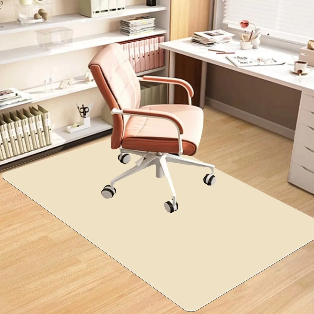 VIKAMA Scandinavian Style Mute Office Carpet Stain-Resistant Rolling Wheelchair Study Home Office Carpet Wear-Resistant