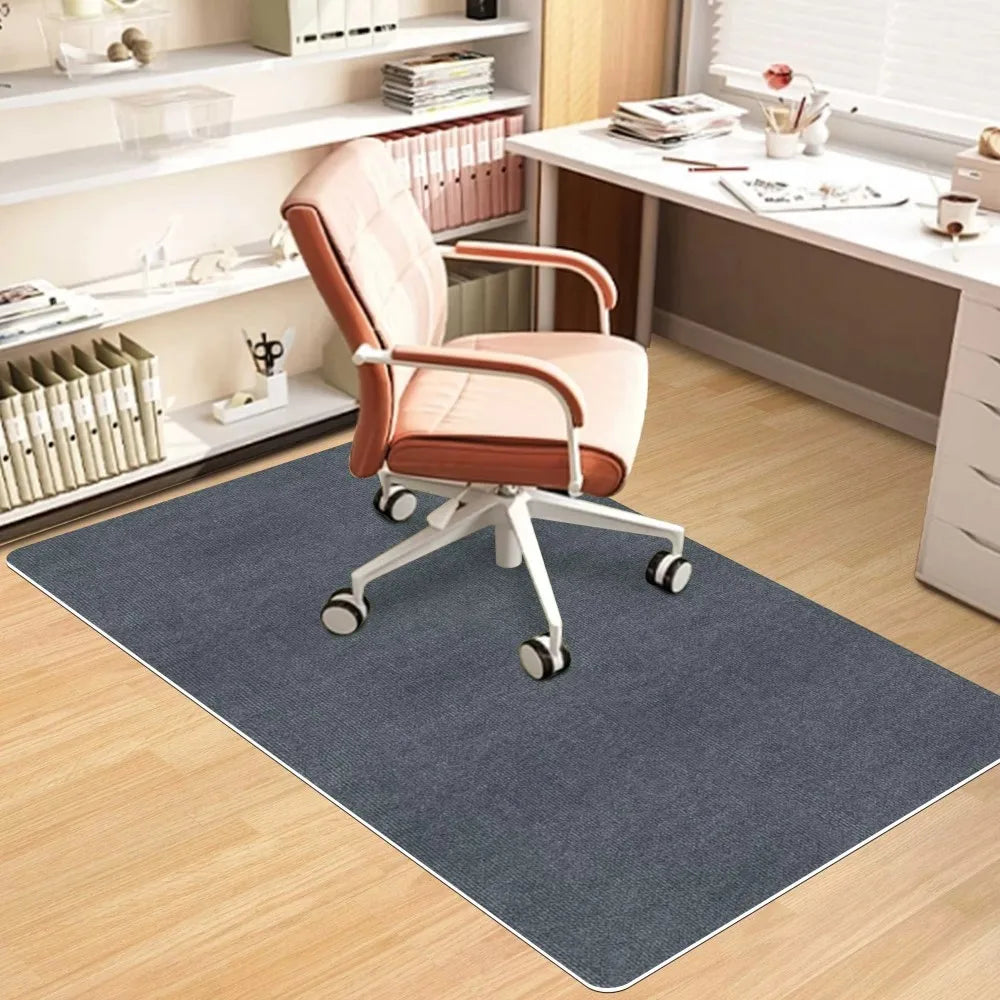VIKAMA Scandinavian Style Mute Office Carpet Stain-Resistant Rolling Wheelchair Study Home Office Carpet Wear-Resistant