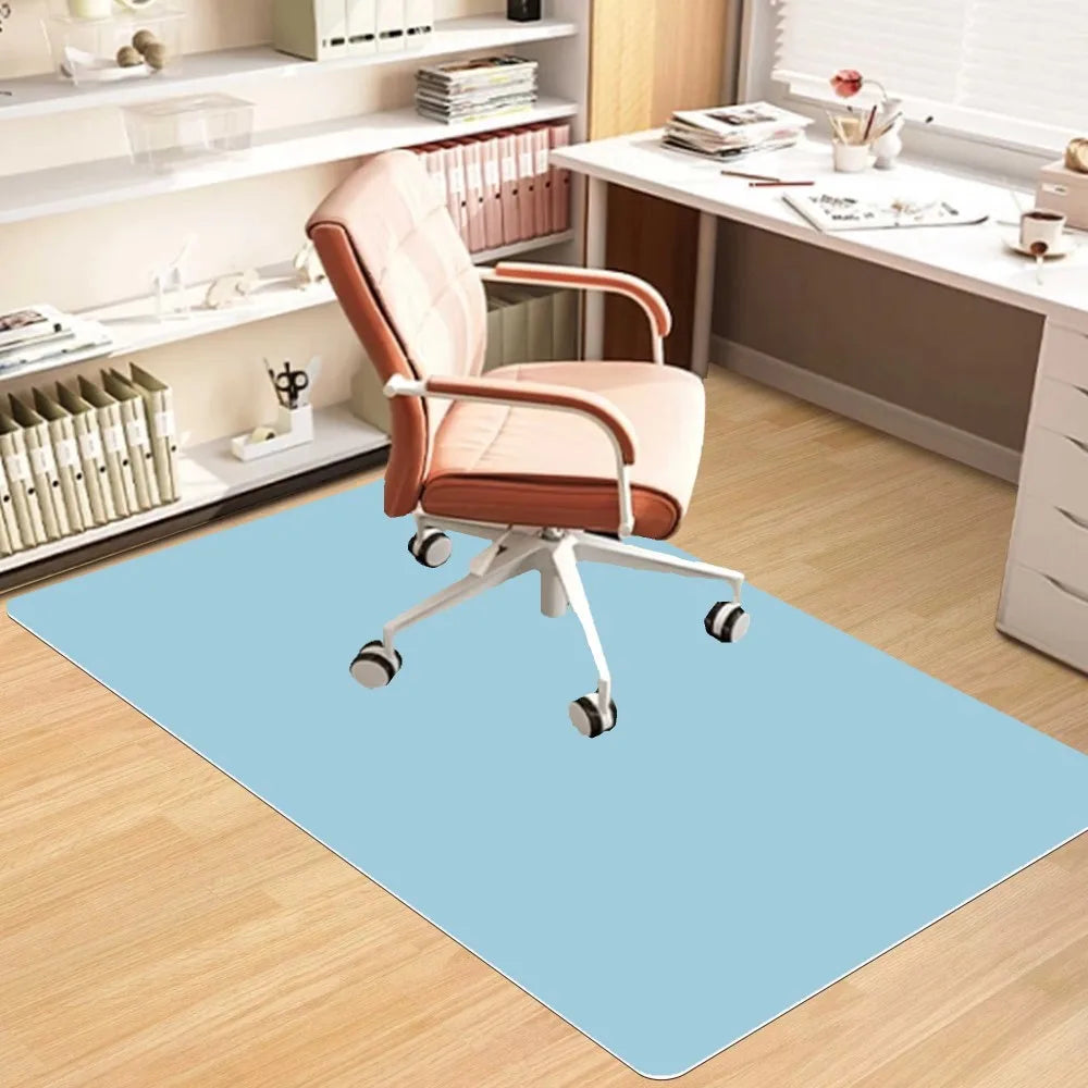 VIKAMA Scandinavian Style Mute Office Carpet Stain-Resistant Rolling Wheelchair Study Home Office Carpet Wear-Resistant