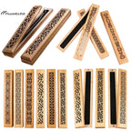 Natural Bamboo Incense Burner Holder with Storage Box | Aromatherapy Incense Tool