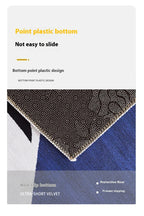 VIKAMA Scandinavian Style Mute Office Carpet Stain-Resistant Rolling Wheelchair Study Home Office Carpet Wear-Resistant