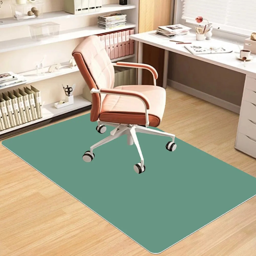 VIKAMA Scandinavian Style Mute Office Carpet Stain-Resistant Rolling Wheelchair Study Home Office Carpet Wear-Resistant