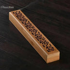Natural Bamboo Incense Burner Holder with Storage Box | Aromatherapy Incense Tool