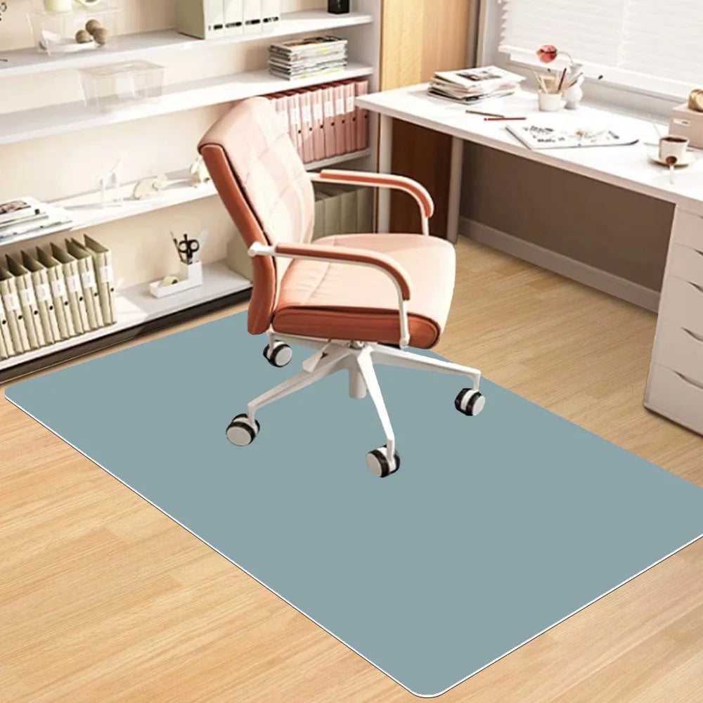 VIKAMA Scandinavian Style Mute Office Carpet Stain-Resistant Rolling Wheelchair Study Home Office Carpet Wear-Resistant