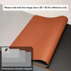 Large Mouse Pad – PU Leather Waterproof Desk Protector Mat for Office, Gaming, Keyboard & PC Accessories