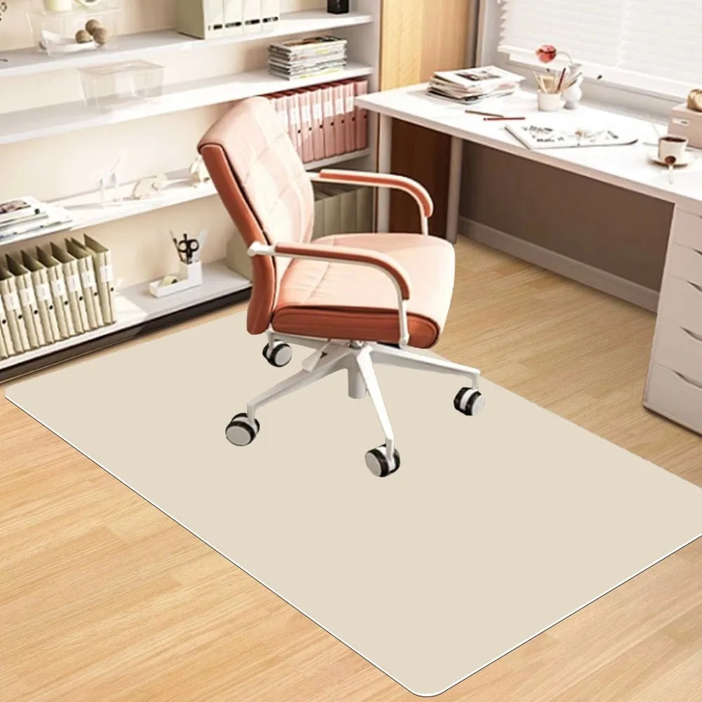 VIKAMA Scandinavian Style Mute Office Carpet Stain-Resistant Rolling Wheelchair Study Home Office Carpet Wear-Resistant