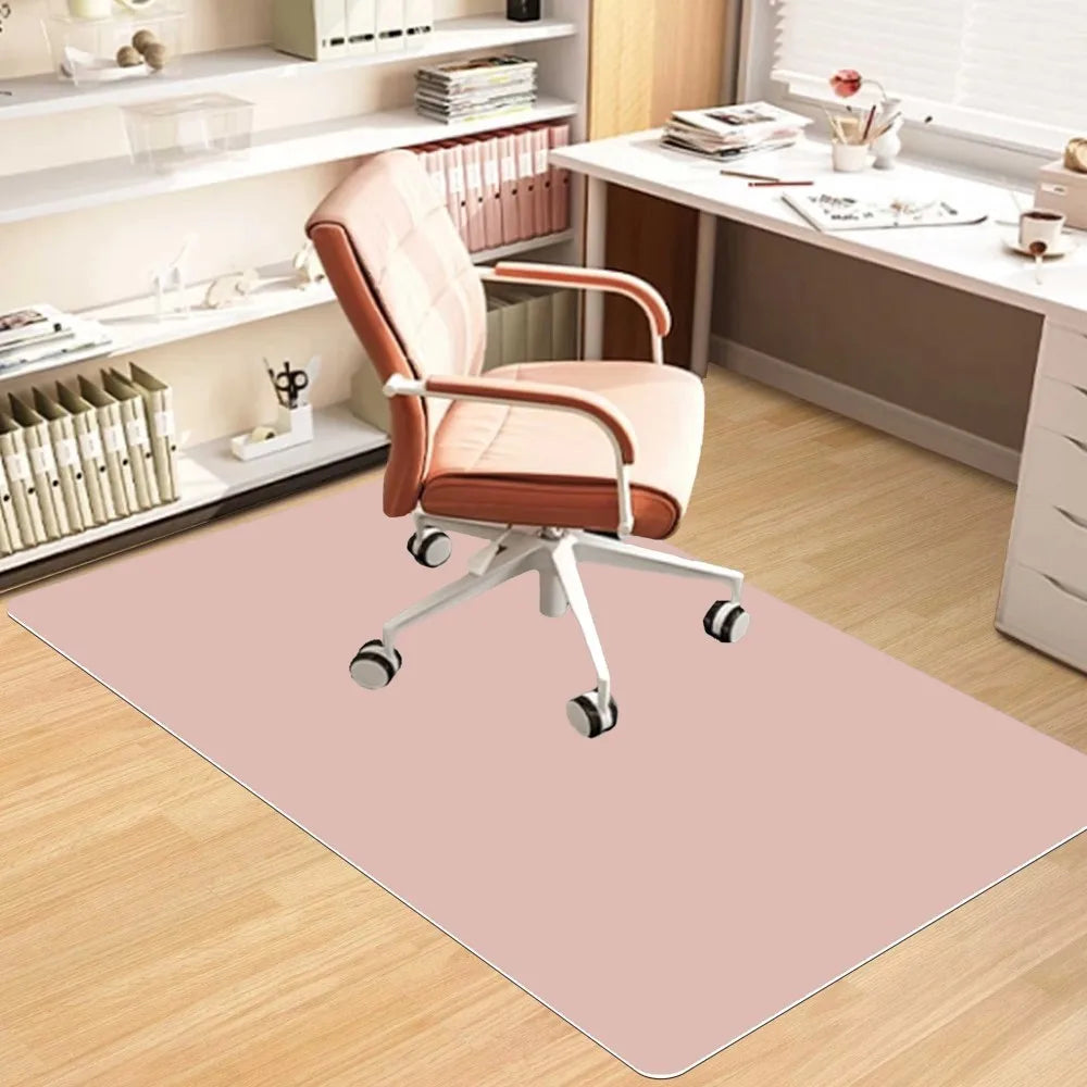 VIKAMA Scandinavian Style Mute Office Carpet Stain-Resistant Rolling Wheelchair Study Home Office Carpet Wear-Resistant