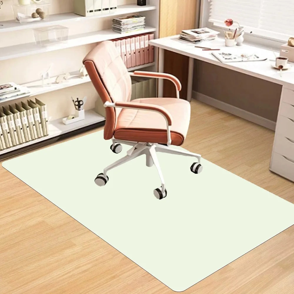 VIKAMA Scandinavian Style Mute Office Carpet Stain-Resistant Rolling Wheelchair Study Home Office Carpet Wear-Resistant
