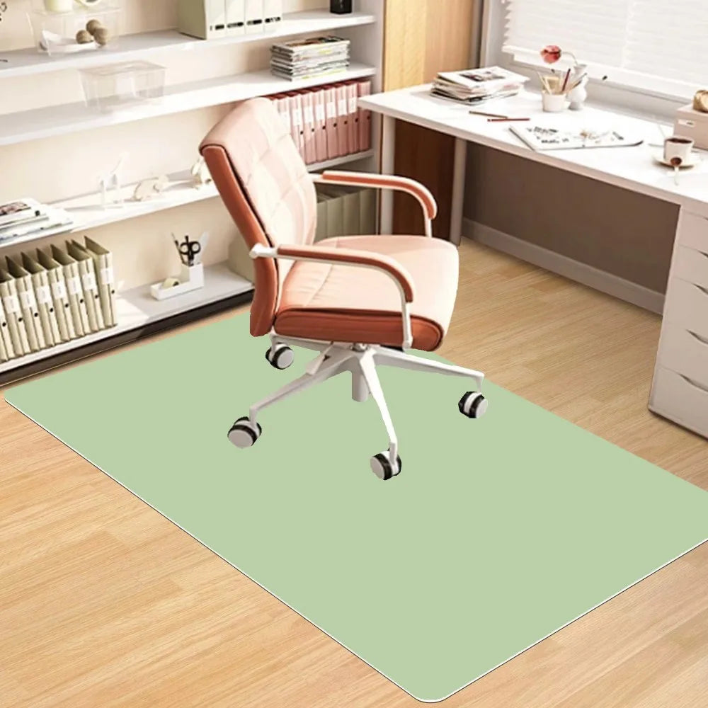 VIKAMA Scandinavian Style Mute Office Carpet Stain-Resistant Rolling Wheelchair Study Home Office Carpet Wear-Resistant