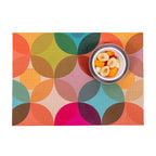 Starburst double-sided Woven Placemat-set of 4