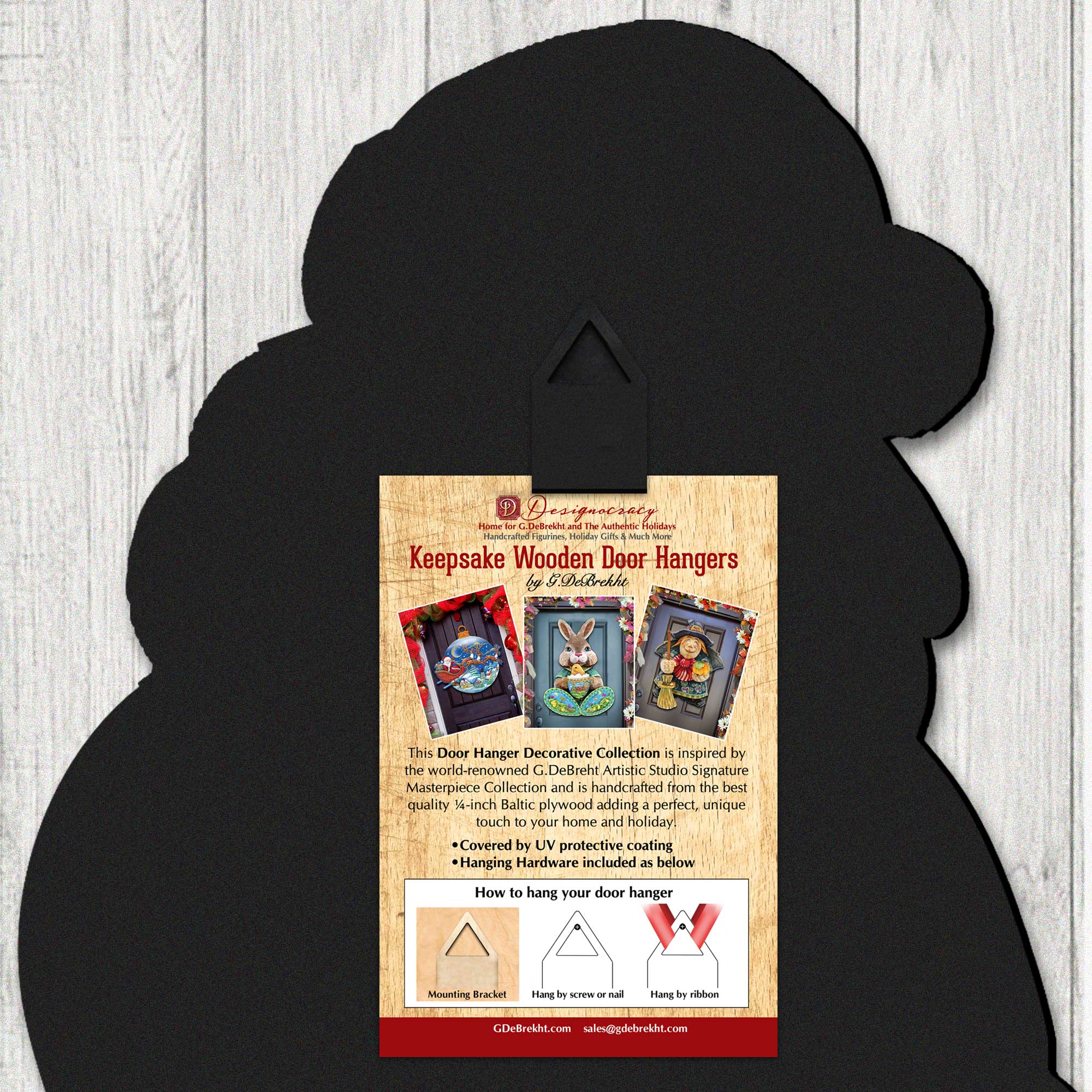 Night of the Pumpkins Holiday Door Decor by Jamie Mills-Price - Halloween Decor - 8611078H-MP