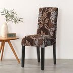 Christmas Chair Cover Stretch Seat Case Spandex Chair Covers Elastic for Kitchen Dining Room Chair Banquet Slipcovers Persons Chair Cover for Christmas Kitchen Decoration Restaurant Holiday Festival Party