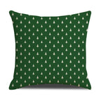 Christmas Green Stripe Pattern Cotton Linen Throw Pillow Christmas Stripe Pillow Cases Christmas Green Decorative Cushion Cover Cotton Linen Pillowcase Indoor Sofa Decorations Home Sofa Decorative Pillowcase 45X45CM