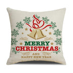 Christmas Green Stripe Pattern Cotton Linen Throw Pillow Christmas Stripe Pillow Cases Christmas Green Decorative Cushion Cover Cotton Linen Pillowcase Indoor Sofa Decorations Home Sofa Decorative Pillowcase 45X45CM