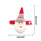Christmas Plaid Curtain Buckle Santa Snowman Curtain Tiebacks Tie Rope Christmas Decor Curtain Buckle Santa Claus Holdback Decor Snowman Drapes Holder For Home Window Xmas Ornaments Gift