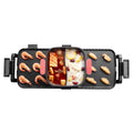 Hot Pot with Grill 2300W 2-in-1 Electric Smokeless BBQ Pan