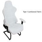 Elastic Chair Armrest Pads Chair Cover Warm Computer Chair Covers For Office Slipcover For Gaming Armchair  Washable Spandex Kitchen Chair Covers for Dining Room Christmas Decoration Holiday Party