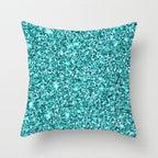 Flower Leaves Pattern Throw Pillow Case Teal Blue Cushion Covers Modern Teal Throw Pillow Covers Ocean Bohemia Decorative Couch Pillow Cases Sea Cotton Linen Decorative Pillowcases
