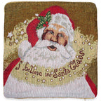 Set of 2 Believe in Santa Christmas Cushion Throw Pillow Covers
