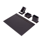 MOOG Luxury Desk Set-4 Accessories-  Black - 4 PCS
