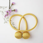 Magnetic Curtain Buckle Holder Tieback Window Accessories Curtain Decorative Curtain Tiebacks  Magnetic Curtain Tiebacks European Style Decorative Curtain Drape Tie With Strong Magnetic For Home And Office Decoration