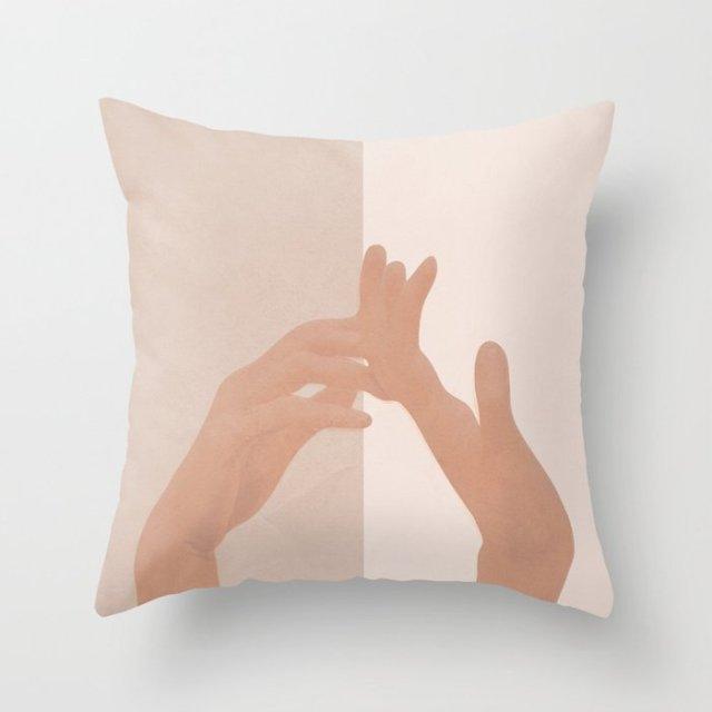 Modern Abstract Painting Throw Pillow Case Beautiful Cushion Covers Elegant Colorful Abstract Throw Pillow Cases For Bedroom Sofa Living Decorative Pillowcases 45x45CM