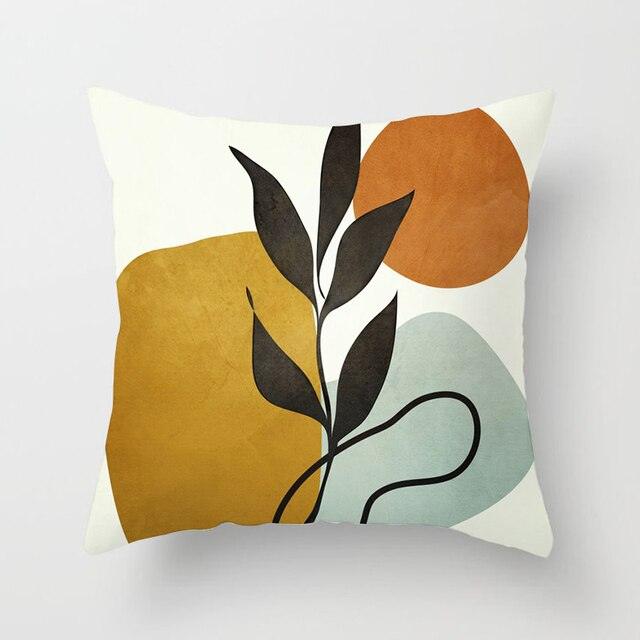 Modern Abstract Painting Throw Pillow Case Beautiful Cushion Covers Elegant Colorful Abstract Throw Pillow Cases For Bedroom Sofa Living Decorative Pillowcases 45x45CM