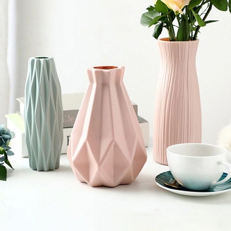Modern Vases Decoration Home Nordic Style Flower Arrangement Living Room Origami Flower Pot For Interior Living Room Decor Coffee Table Decor Home Decor Fireplace Decor Shelf Decor Accents, Dining Room Table Decor