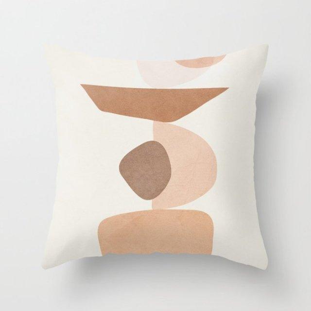 Modern Abstract Painting Throw Pillow Case Beautiful Cushion Covers Elegant Colorful Abstract Throw Pillow Cases For Bedroom Sofa Living Decorative Pillowcases 45x45CM