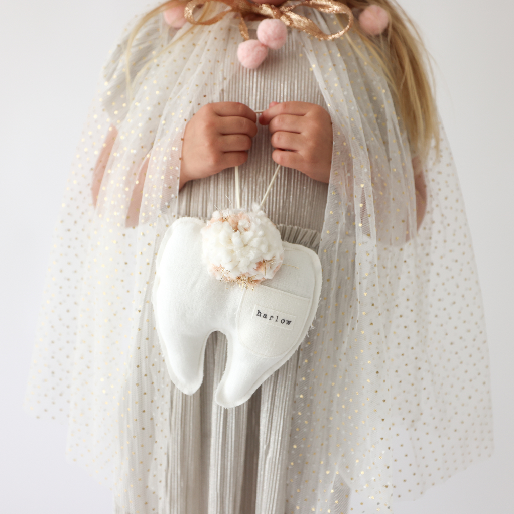 Personalized Tooth Fairy Pillow – A Magical Keepsake for Their First Tooth