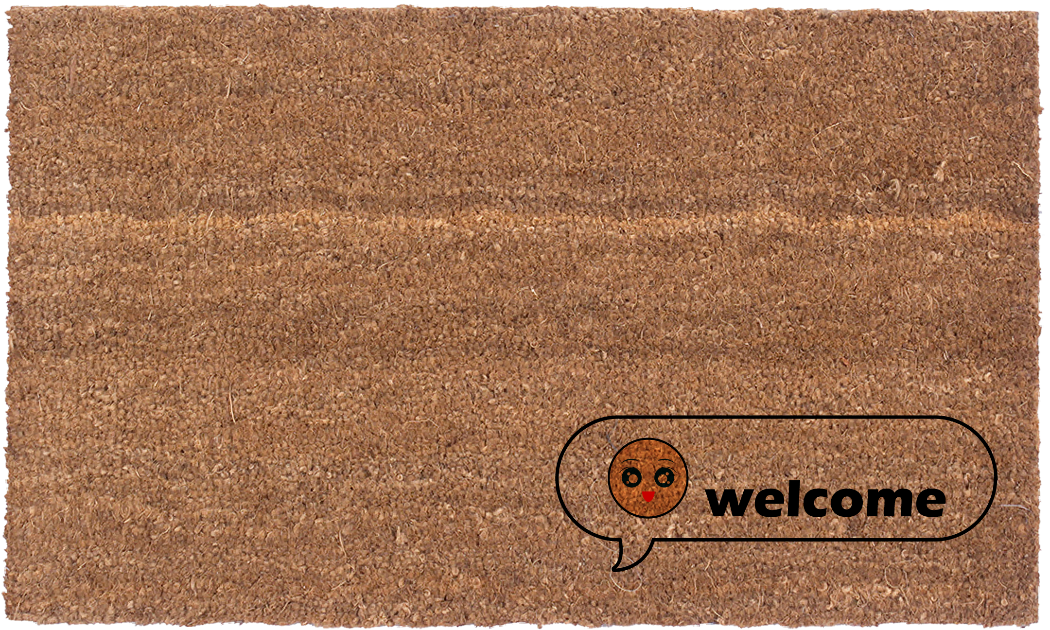 Welcome Emoji Door Mat